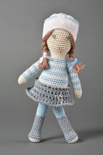 Handmade doll designer doll gift for girls fabric doll interior doll soft doll - MADEheart.com
