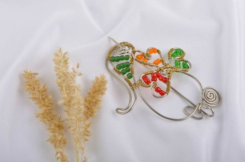 Pendant necklace handmade jewelry brooch handmade metal jewelry gifts for girl - MADEheart.com