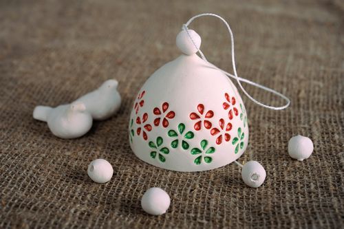 Glöckchen aus Ton Kuppel - MADEheart.com