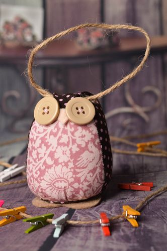 Giocattolo fatto a mano pupazzo di peluche civetta simpatica per la casa - MADEheart.com