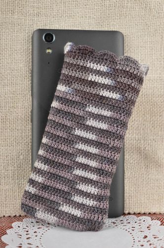 Handmade case for phone accessory for men woven accessory unusual souvenir - MADEheart.com