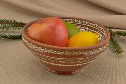 Deep ceramic bowl - MADEheart.com