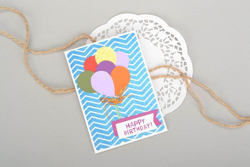 Cartão Happy birthday! - MADEheart.com