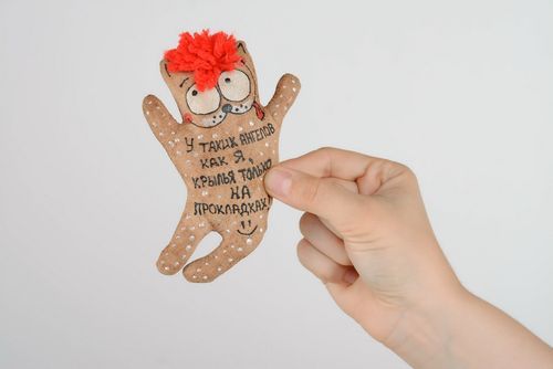 Imã para frigorífico artesanal macio engraçado  - MADEheart.com