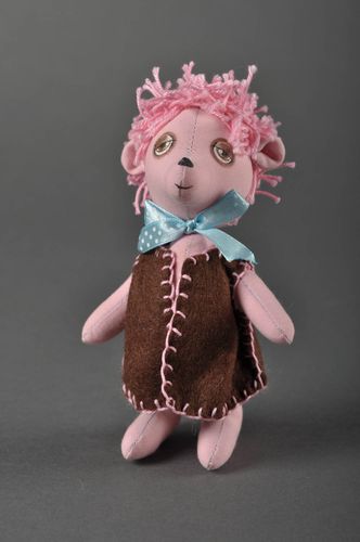 Muñeco de tela hecho a mano peluche original estiloso juguete para niños - MADEheart.com