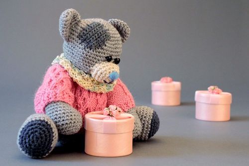 Soft toy Teddy bear - MADEheart.com