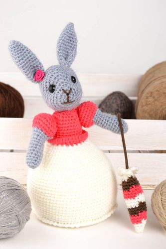Handmade soft toy knitted toy birthday gift ideas handmade gifts for kids - MADEheart.com