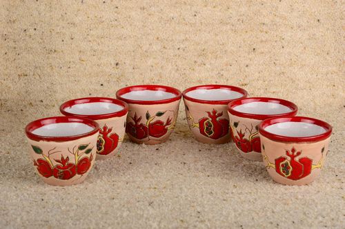 Vasos de cerámica artesanales accesorios de cocina elementos decorativos - MADEheart.com