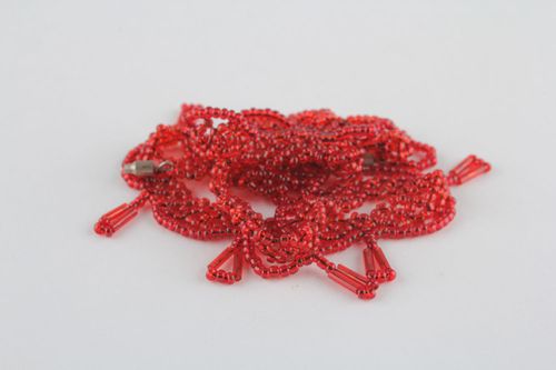 Collana di perline fatta a mano originale di moda bigiotteria da donna - MADEheart.com