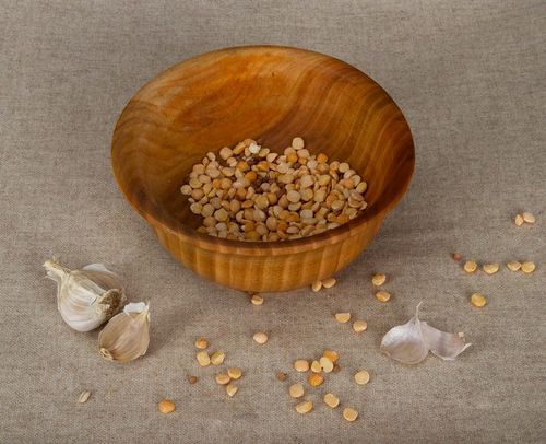 Ciotola di legno fatta a mano Ciotola decorativa Scodella di cucina - MADEheart.com