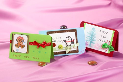 Handmade Scrapbooking Karten Set schöne Glückwunschkarten ausgefallenes Geschenk - MADEheart.com