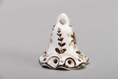 Designer ceramic bell with painting - MADEheart.com