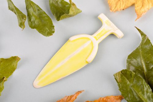 Handmade magnet home decor unusual gift ceramic magnet on fridge clay magnet - MADEheart.com