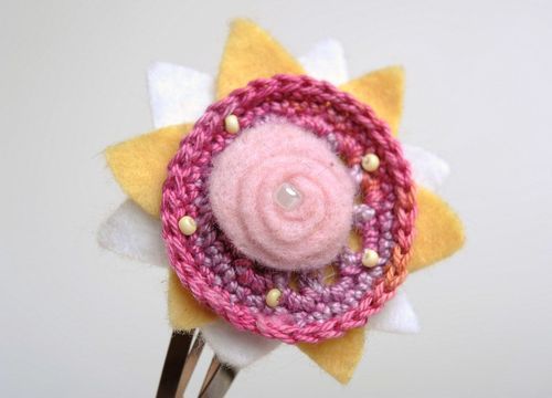 Pasador para el pelo de fieltro - MADEheart.com