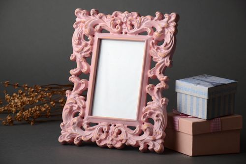 Carved wooden frame 10x15 - MADEheart.com