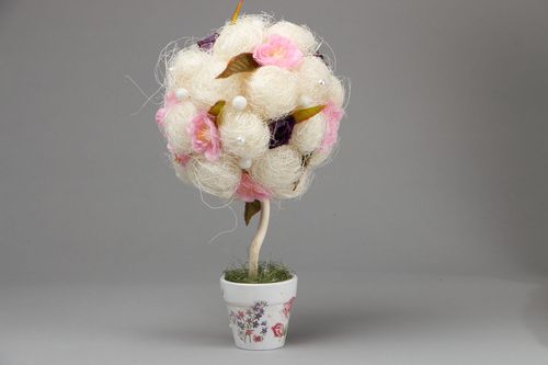 Handmade topiary Blossoming Cherry Tree - MADEheart.com