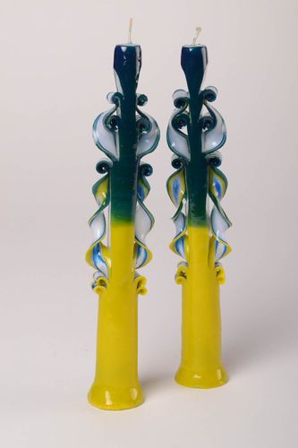 Velas de parafina hechas a mano decoración de hogar elementos decorativos - MADEheart.com
