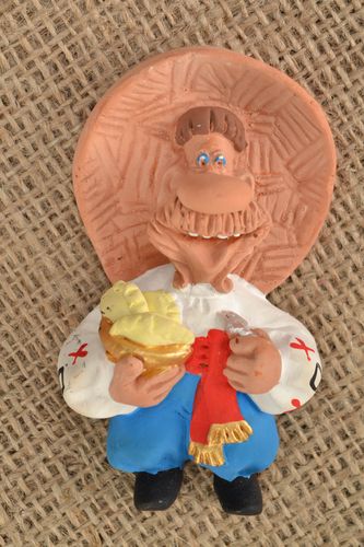 Calamita da frigorifero fatta a mano in ceramica souvenir magnete da frigo - MADEheart.com