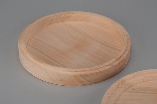 Caja de madera redonda en blanco - MADEheart.com