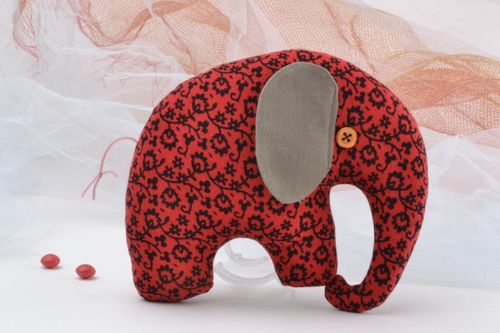 Elefantino di peluche fatto a mano pupazzo di peluche giocattolo di peluche - MADEheart.com