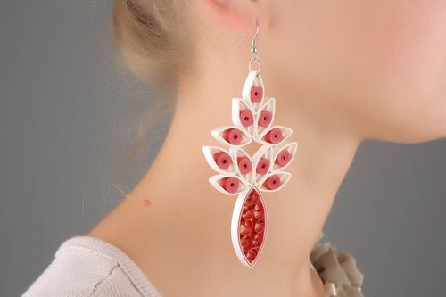 Pendientes calados hechos a mano - MADEheart.com