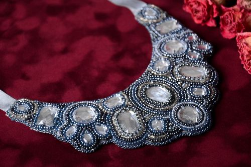 Handmade Schmuck Damen Collier Accessoire für Frauen Schmuck aus Rocailles  - MADEheart.com