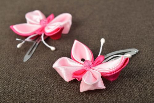 Pinzas para el pelo hechas a mano adornos para el cabello accesorios infantiles - MADEheart.com