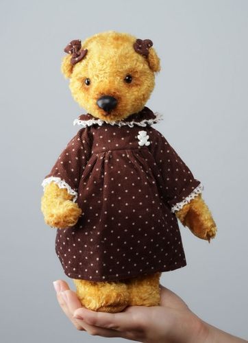 Plush bear Katie - MADEheart.com