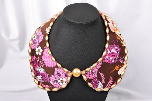Cuello bordado con abalorios hecho a mano collar de moda accesorio para mujer  - MADEheart.com