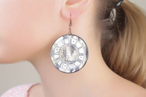 Pendientes redondos en estilo vintage - MADEheart.com