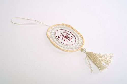 Interior pendant with embroidery - MADEheart.com
