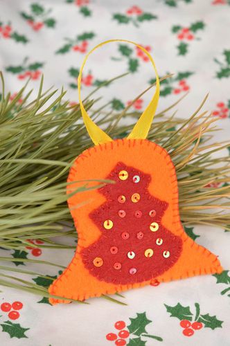 Handmade toy for Christmas tree New Year toy decorative use only unusual gift - MADEheart.com
