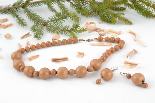 Ceramic jewelry set Eco - MADEheart.com