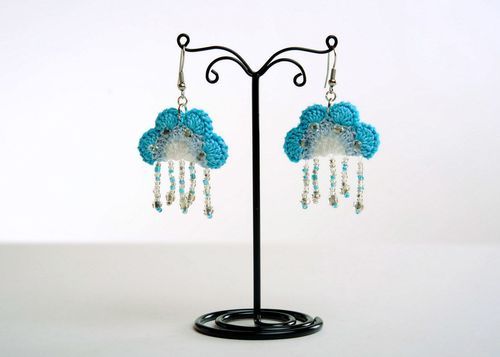 Acrylic earrings Heaven - MADEheart.com