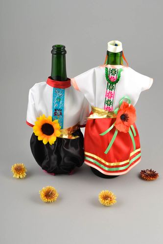 Fundas para botellas artesanales para casa decoración original regalo especial - MADEheart.com