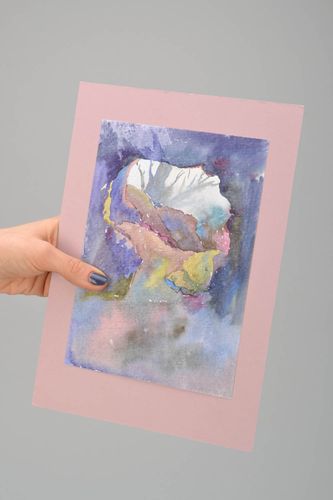 Cuadro en acuarelas, pintura moderna - MADEheart.com
