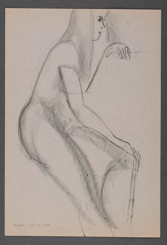 Graphic sketch from the series Friends - MADEheart.com