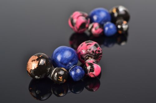 Polymerton Ohrstecker Set 3 Stück - MADEheart.com