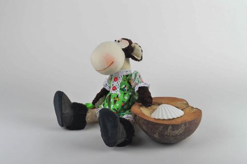 Stoff Tier handmade Affe Kuscheltier Kinder Spielzeug Geburtstag Geschenk nett - MADEheart.com