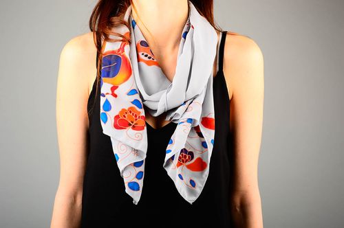 Beautiful handmade chiffon scarf fashion tips for girls cool accessories - MADEheart.com