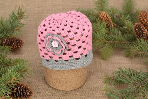 Crochet hat for girl - MADEheart.com