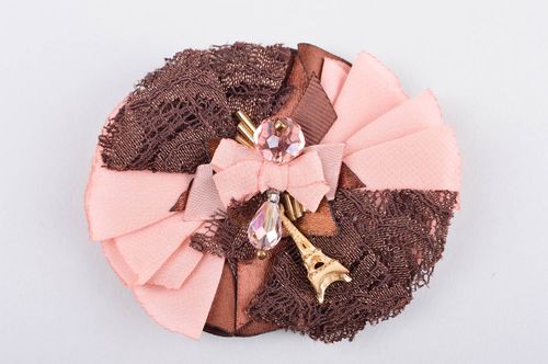 Handmade brooch ribbon brooch designer accessories gifts for girls cool jewelry - MADEheart.com