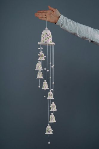 Interior pendant made of nine bells - MADEheart.com