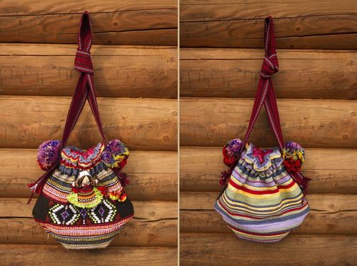 Purse in ethnic style - MADEheart.com