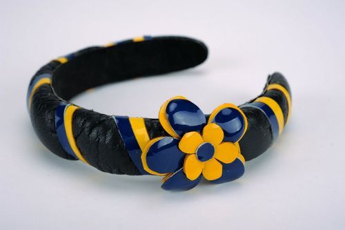 Leather headband - MADEheart.com