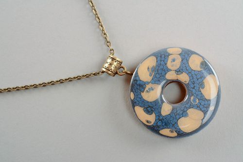 Pingente bilateral de madeira Céu estrelado - MADEheart.com