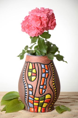 6 inches classic shape flower vase décor 1,5 lb - MADEheart.com