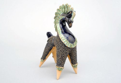 Apito artesanal Cavalo de argila - MADEheart.com