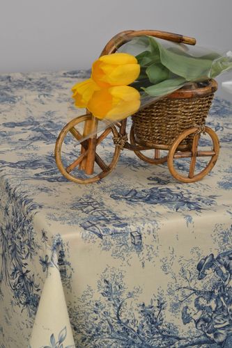 Mantel de tela para mesa cuadrada 140х140 - MADEheart.com