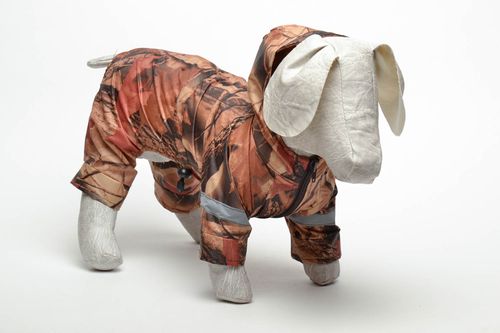 Homemade dog raincoat Camouflage - MADEheart.com